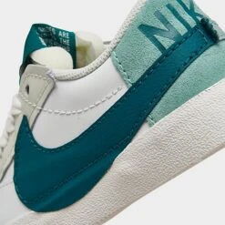 Women's Nike Blazer Low '77 Jumbo Casual Shoes Summit White//Geode Teal/Sea Glass/Mineral - DQ1470 106 -Fashion General Store DQ1470 106 P3