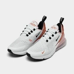 Women's Nike Air Max 270 Casual Shoes White/Black/Pink Oxford/Burnt Sunrise - DQ4693 100 -Fashion General Store DQ4693 100 P2