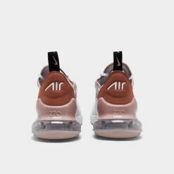 Women's Nike Air Max 270 Casual Shoes White/Black/Pink Oxford/Burnt Sunrise - DQ4693 100 -Fashion General Store DQ4693 100 P4