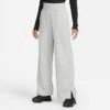 Women's Nike Sportswear Phoenix Fleece High-Waisted Wide-Leg Sweatpants Dark Grey Heather/Sail - DQ5615 063 -Fashion General Store DQ5615 063 M1