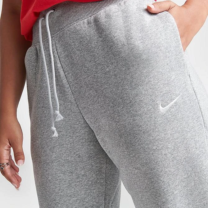 Women's Nike Sportswear Phoenix Fleece High-Waisted Jogger Sweatpants Dark Grey Heather/Sail - DQ5688 063 7 Women's Nike Sportswear Phoenix Fleece High-Waisted Jogger Sweatpants Dark Grey Heather/Sail - DQ5688 063 - Image 5