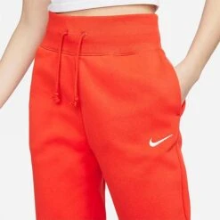 Women's Nike Sportswear Phoenix Fleece High-Waisted Jogger Sweatpants Picante Red/Sail - DQ5688 633 -Fashion General Store DQ5688 633 M4