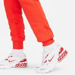 Women's Nike Sportswear Phoenix Fleece High-Waisted Jogger Sweatpants Picante Red/Sail - DQ5688 633 -Fashion General Store DQ5688 633 M5