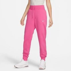 Women's Nike Sportswear Phoenix Fleece High-Waisted Jogger Sweatpants Pinksicle/Sail - DQ5688 684