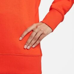 Women's Nike Sportswear Phoenix Fleece Oversized Crewneck Sweatshirt Picante Red/Sail - DQ5733 633 -Fashion General Store DQ5733 633 M5