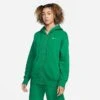 Women's Nike Sportswear Phoenix Fleece Oversized Full-Zip Hoodie Malachite/Sail - DQ5758 365