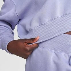 Women's Nike Sportswear Phoenix Fleece Oversized Half-Zip Crop Sweatshirt Indigo Haze - DQ5767 519 13 Women's Nike Sportswear Phoenix Fleece Oversized Half-Zip Crop Sweatshirt Indigo Haze - DQ5767 519 -Fashion General Store DQ5767 519 M6