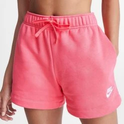 Women's Nike Sportswear Club Fleece Mid-Rise Shorts Sea Coral - DQ5802 894 13 Women's Nike Sportswear Club Fleece Mid-Rise Shorts Sea Coral - DQ5802 894 -Fashion General Store DQ5802 894 M6