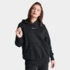 Women's Nike Sportswear Phoenix Fleece Oversized Pullover Hoodie Black/Sail - DQ5860 010 -Fashion General Store DQ5860 010 M1
