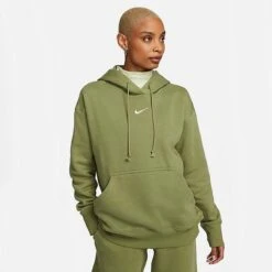 Women's Nike Sportswear Phoenix Fleece Oversized Pullover Hoodie Alligator/Sail - DQ5860 334