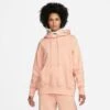 Women's Nike Sportswear Phoenix Fleece Oversized Pullover Hoodie Arctic Orange/Sail - DQ5860 800 -Fashion General Store DQ5860 800 M1