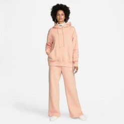 Women's Nike Sportswear Phoenix Fleece Oversized Pullover Hoodie Arctic Orange/Sail - DQ5860 800 -Fashion General Store DQ5860 800 M3