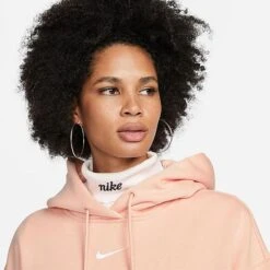 Women's Nike Sportswear Phoenix Fleece Oversized Pullover Hoodie Arctic Orange/Sail - DQ5860 800 -Fashion General Store DQ5860 800 M4