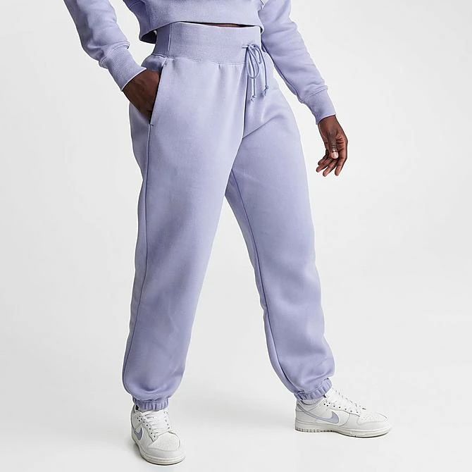 Women's Nike Sportswear Phoenix Fleece Oversized High-Waist Jogger Pants Indigo Haze/Sail - DQ5887 519 5 Women's Nike Sportswear Phoenix Fleece Oversized High-Waist Jogger Pants Indigo Haze/Sail - DQ5887 519 - Image 3