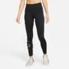 Women's Nike One Therma-FIT Mid-Rise Training Tights Black/White - DQ6186 010 2 Women's Nike One Therma-FIT Mid-Rise Training Tights Black/White - DQ6186 010 -Fashion General Store DQ6186 010 M1