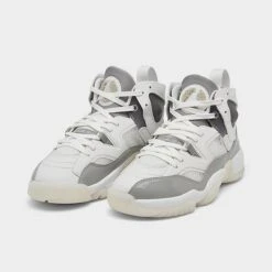 Nike Women's Jordan Jumpman Two Trey Casual Shoes Medium Grey/Summit White/White - DR9631 002 -Fashion General Store DR9631 002 P2