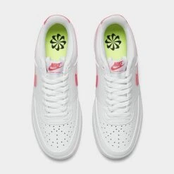 Women's Nike Court Vision Low Next Nature Casual Shoes White/Sea Coral/Volt/Black - DR9885 101 12 Women's Nike Court Vision Low Next Nature Casual Shoes White/Sea Coral/Volt/Black - DR9885 101 -Fashion General Store DR9885 101 P5