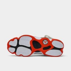 Nike Big Kids' Jordan 6 Rings Basketball Shoes White/Team Orange/Black/Sail - DV1345 108 -Fashion General Store DV1345 108 P6