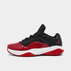 Nike Women's Air Jordan 11 CMFT Low Casual Shoes Black/Gym Red/White - DV2629 006