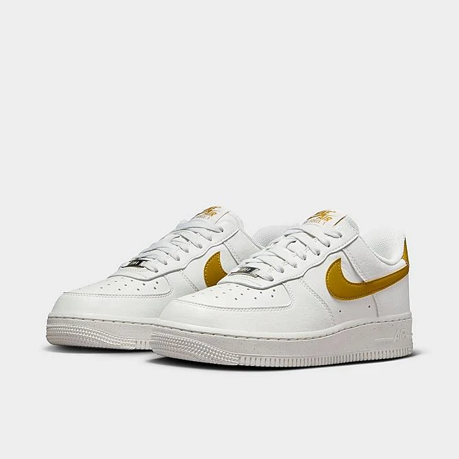 Women's Nike Air Force 1 '07 Low SE Next Nature Casual Shoes Summit White/Bronzine/Metallic Silver - DV3808 101 4 Women's Nike Air Force 1 '07 Low SE Next Nature Casual Shoes Summit White/Bronzine/Metallic Silver - DV3808 101 - Image 2
