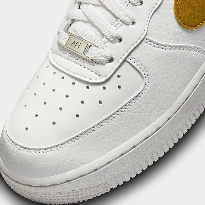 Women's Nike Air Force 1 '07 Low SE Next Nature Casual Shoes Summit White/Bronzine/Metallic Silver - DV3808 101 5 Women's Nike Air Force 1 '07 Low SE Next Nature Casual Shoes Summit White/Bronzine/Metallic Silver - DV3808 101 - Image 3