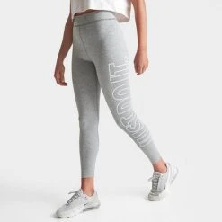Women's Nike Sportswear Classics JDI High-Waisted Leggings Dark Grey Heather - DV7793 063