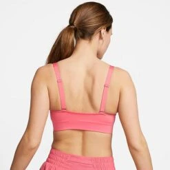 Women's Nike Dri-FIT Indy Plunge Cutout Bra Sea Coral/Celestial Gold - DV9837 894 -Fashion General Store DV9837 894 M3