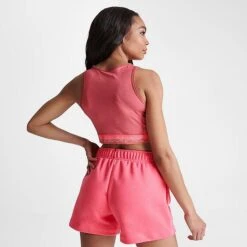 Women's Nike Pro Dri-FIT Crop Tank Adobe/Sea Coral - DX0061 655 11 Women's Nike Pro Dri-FIT Crop Tank Adobe/Sea Coral - DX0061 655 -Fashion General Store DX0061 655 M4