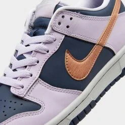 Big Kids' Nike Dunk Low SE Casual Shoes Thunder Blue/Metallic Copper - DX1663 400 -Fashion General Store DX1663 400 P3
