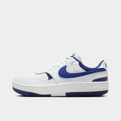 Women's Nike Gamma Force Casual Shoes White/Deep Royal Blue/Summit White/Game Royal - DX9176 101