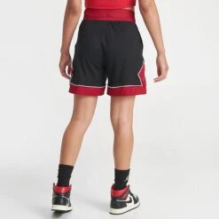 Nike Women's Jordan Drawcord Diamond Shorts Black/Gym Red/White - DZ3352 010 11 Nike Women's Jordan Drawcord Diamond Shorts Black/Gym Red/White - DZ3352 010 -Fashion General Store DZ3352 010 M4