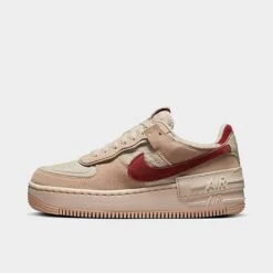 Women's Nike Air Force 1 Shadow Casual Shoes Shimmer/Mars Stone/Sanddrift/Pearl White - DZ4705 200