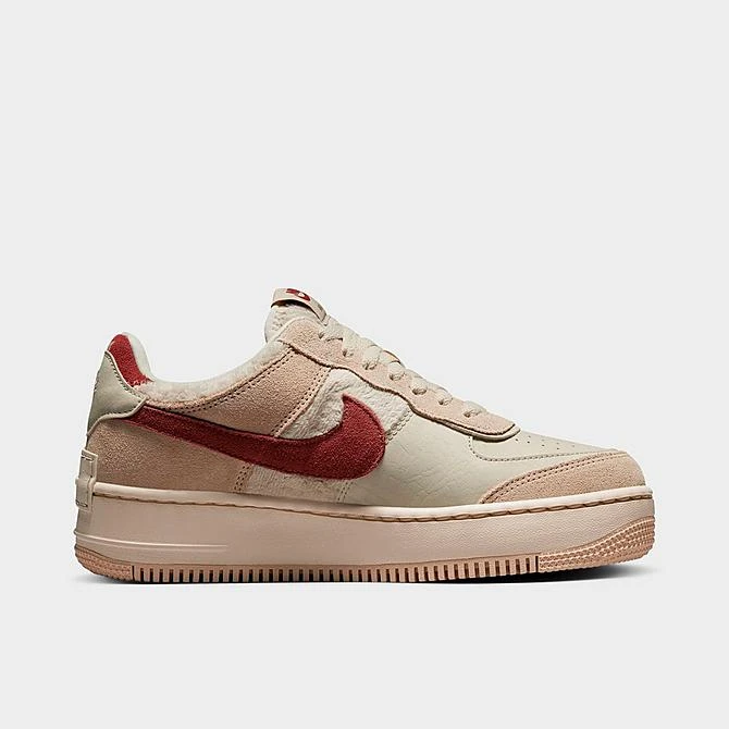 Women's Nike Air Force 1 Shadow Casual Shoes Shimmer/Mars Stone/Sanddrift/Pearl White - DZ4705 200 5 Women's Nike Air Force 1 Shadow Casual Shoes Shimmer/Mars Stone/Sanddrift/Pearl White - DZ4705 200 - Image 3