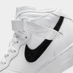 Women's Nike Air Force 1 '07 Mid Casual Shoes White/Black - DZ5211 100 -Fashion General Store DZ5211 100 P3