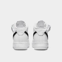 Women's Nike Air Force 1 '07 Mid Casual Shoes White/Black - DZ5211 100 -Fashion General Store DZ5211 100 P4