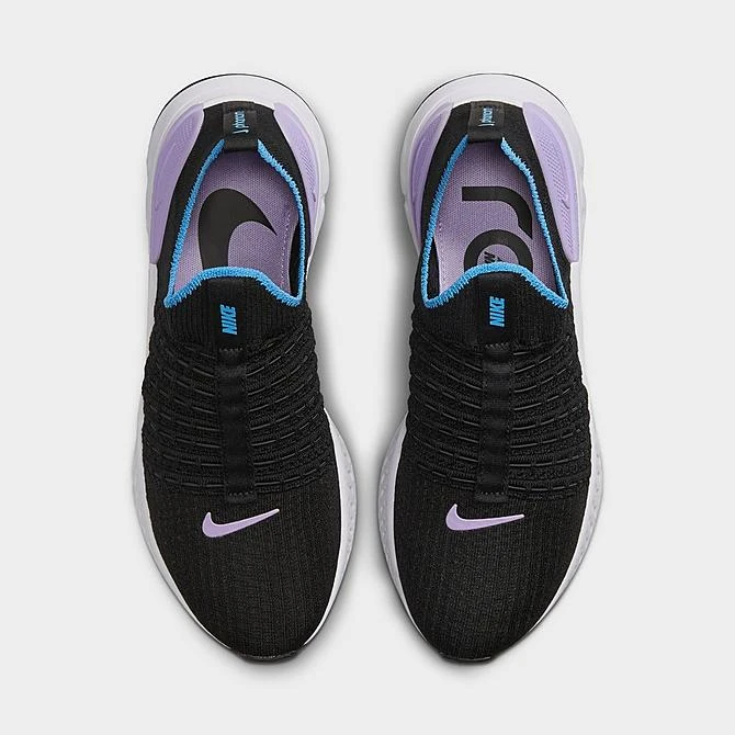 Women's Nike React Phantom Run Flyknit 2 Running Shoes Black/Barely Grape/University Blue/Lilac - DZ5213 001 7 Women's Nike React Phantom Run Flyknit 2 Running Shoes Black/Barely Grape/University Blue/Lilac - DZ5213 001 - Image 5