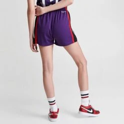 Women's Mitchell & Ness Toronto Raptors NBA Swingman Shorts Purple - EL18123X PPL -Fashion General Store EL18123X PPL M4