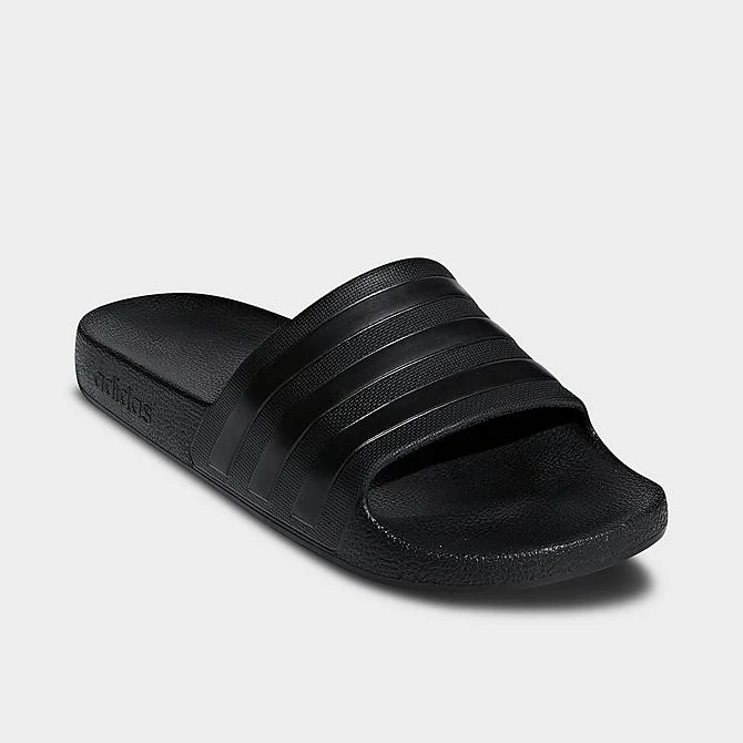 Women's Adidas Originals Adilette Aqua Slide Sandals Black/Black/Black - F35550 001 4 Women's Adidas Originals Adilette Aqua Slide Sandals Black/Black/Black - F35550 001 - Image 2