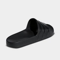 Women's Adidas Originals Adilette Aqua Slide Sandals Black/Black/Black - F35550 001 11 Women's Adidas Originals Adilette Aqua Slide Sandals Black/Black/Black - F35550 001 -Fashion General Store F35550 001 P4