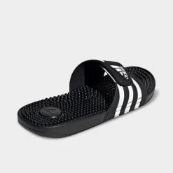 Adidas Adissage Slide Sandals Black/White/Black - F35580 001 11 Adidas Adissage Slide Sandals Black/White/Black - F35580 001 -Fashion General Store F35580 001 P4
