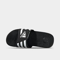 Adidas Adissage Slide Sandals Black/White/Black - F35580 001 12 Adidas Adissage Slide Sandals Black/White/Black - F35580 001 -Fashion General Store F35580 001 P5