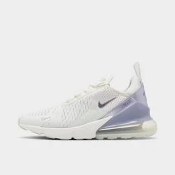 Women's Nike Air Max 270 Casual Shoes Sail/Oxygen Purple/Phantom/Indigo Haze - FB2934 100