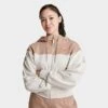 Women's Nike Sportswear City Utility Full-Zip Hoodie Light Orewood - FB7211 104 -Fashion General Store FB7211 104 M1