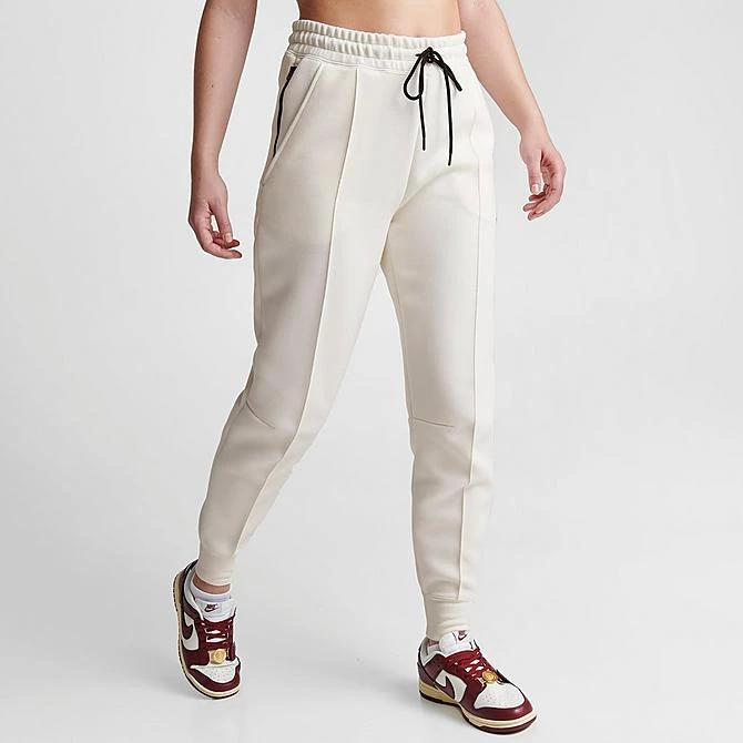 Women's Nike Sportswear Tech Fleece Jogger Pants Ivory - FB8330 110 5 Women's Nike Sportswear Tech Fleece Jogger Pants Ivory - FB8330 110 - Image 3