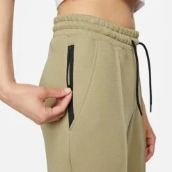 Women's Nike Sportswear Tech Fleece Jogger Pants Neutral Olive/Black - FB8330 276 -Fashion General Store FB8330 276 M6