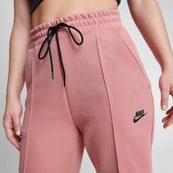 Women's Nike Sportswear Tech Fleece Jogger Pants Red Stardust/Black - FB8330 618 -Fashion General Store FB8330 618 M5