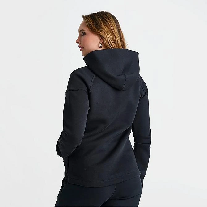 Women's Nike Sportswear Tech Fleece Windrunner Full-Zip Hoodie Black - FB8338 010 6 Women's Nike Sportswear Tech Fleece Windrunner Full-Zip Hoodie Black - FB8338 010 - Image 4