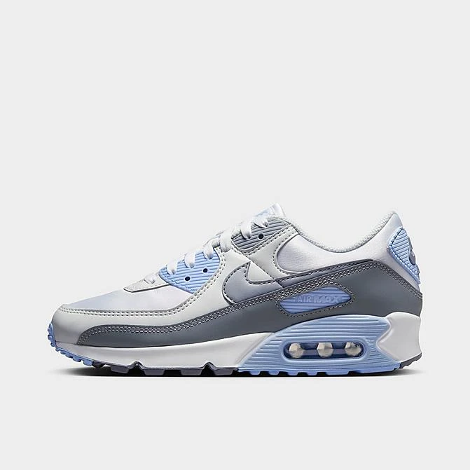 Women's Nike Air Max 90 Casual Shoes White/Photon Dust/Cobalt Bliss/Wolf Grey - FB8570 100 3 Women's Nike Air Max 90 Casual Shoes White/Photon Dust/Cobalt Bliss/Wolf Grey - FB8570 100