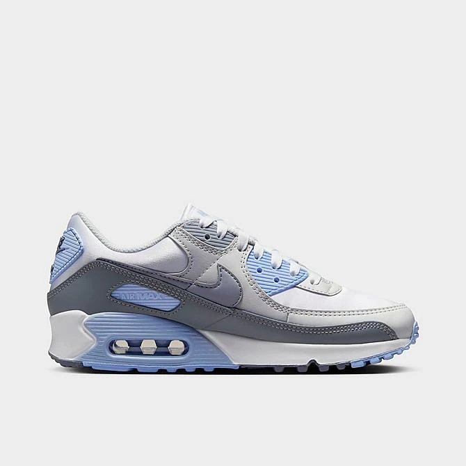 Women's Nike Air Max 90 Casual Shoes White/Photon Dust/Cobalt Bliss/Wolf Grey - FB8570 100 5 Women's Nike Air Max 90 Casual Shoes White/Photon Dust/Cobalt Bliss/Wolf Grey - FB8570 100 - Image 3