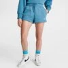 Women's Nike Sportswear Phoenix Fleece High-Rise Shorts Noise Aqua/Sail - FD1409 440 -Fashion General Store FD1409 440 M1